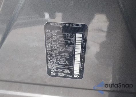 2019 Infiniti Qx50 Essential from USA, damaged, VIN 3PCAJ5M3XKF114787